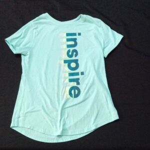 Color is a light turquoise. Size is M 10/12